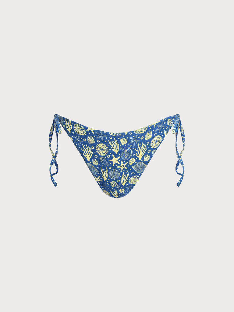 Women Woven Polyester Blended Bikini Bottoms Sustainable Bikinis - BERLOOK