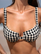 Women Woven Polyester Blended Bikini Tops Sustainable Bikinis - BERLOOK