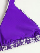 Women Woven Polyester Blended Bikini Tops Sustainable Bikinis - BERLOOK