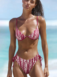 Women Woven Polyester Blended Bikini Tops Sustainable - BERLOOK