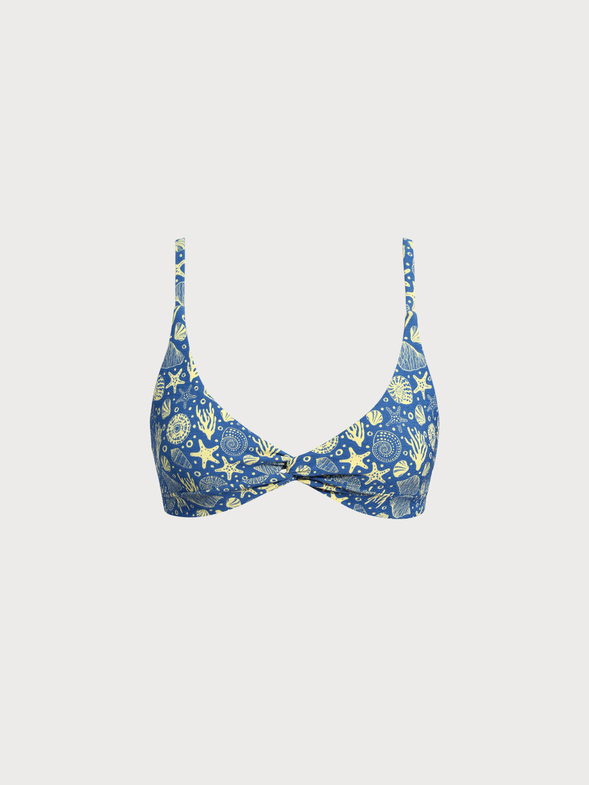 Women Woven Polyester Blended Bikini Tops Sustainable Bikinis - BERLOOK