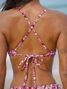 Women Woven Polyester Blended Bikini Tops Sustainable Bikinis - BERLOOK