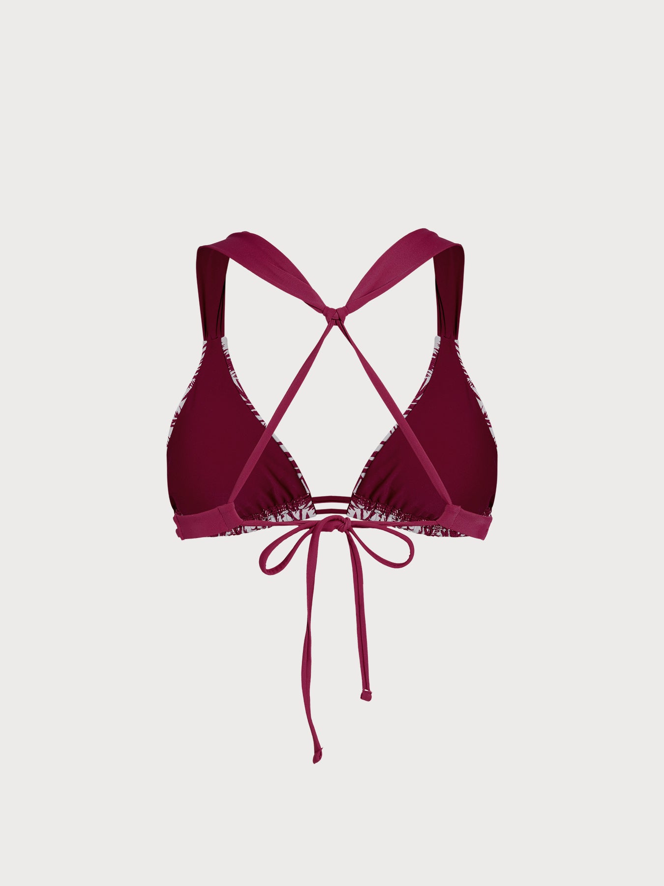 Women Woven Polyester Blended Bikini Tops Sustainable Bikinis - BERLOOK