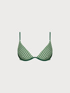 Women Woven Polyester Blended Bikini Tops Sustainable Bikinis - BERLOOK