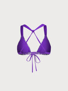 Women Woven Polyester Blended Bikini Tops Sustainable Bikinis - BERLOOK