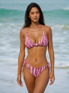 Women Woven Polyester Blended Bikini Tops Sustainable Bikinis - BERLOOK