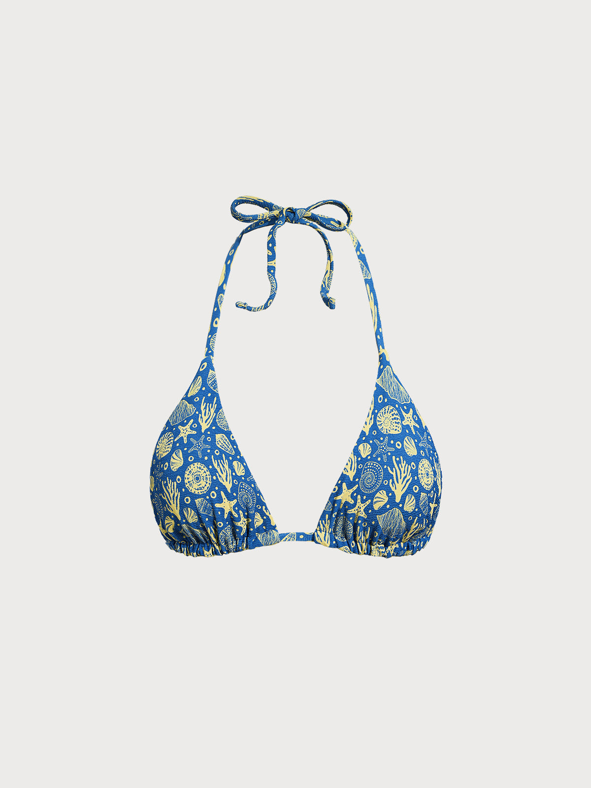Women Woven Polyester Blended Bikini Tops Sustainable Bikinis - BERLOOK