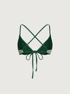 Women Woven Polyester Blended Bikini Tops Sustainable Bikinis - BERLOOK