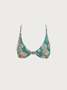 Women Woven Polyester  Blended Bikini Tops Sustainable Bikinis - BERLOOK