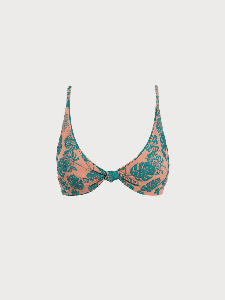 Women Woven Polyester  Blended Bikini Tops Sustainable Bikinis - BERLOOK