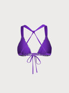 Women Woven Polyester Blended Bikini Tops Sustainable Bikinis - BERLOOK