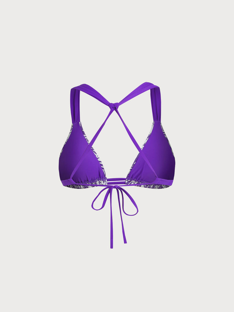 Women Woven Polyester Blended Bikini Tops Sustainable Bikinis - BERLOOK