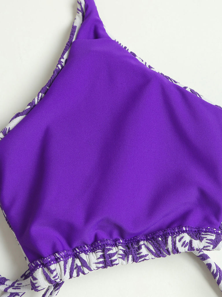 Women Woven Polyester Blended Bikini Tops Sustainable Bikinis - BERLOOK