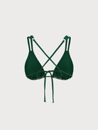 Women Woven Polyester Blended Bikini Tops Sustainable Bikinis - BERLOOK
