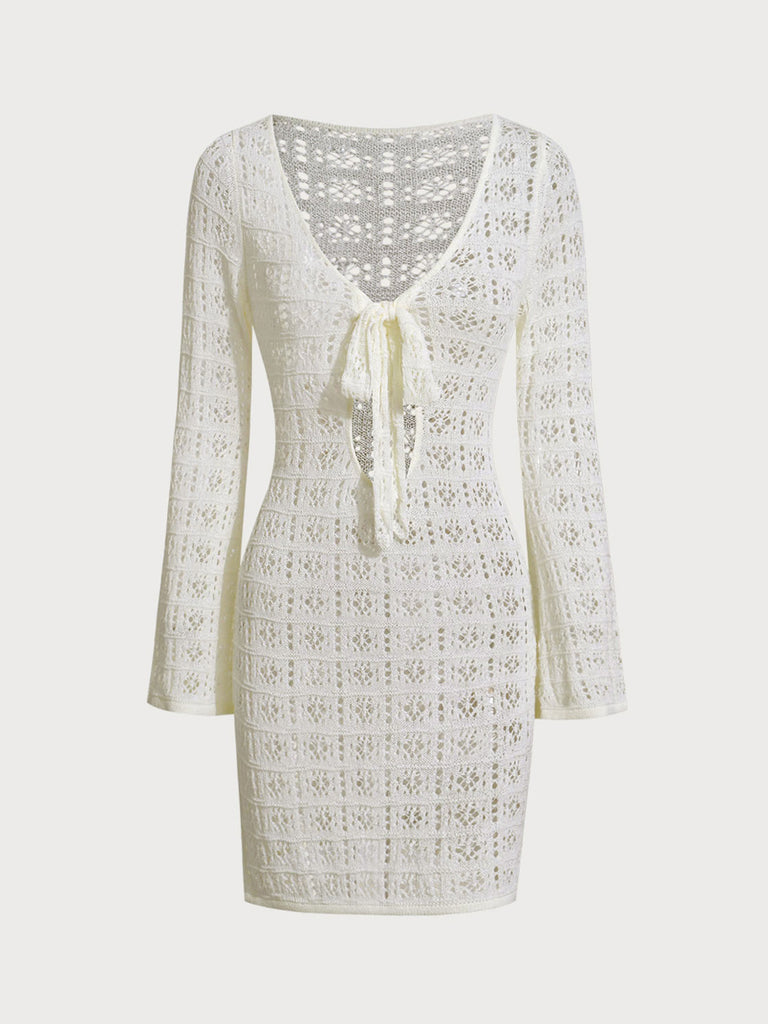 Women'S Knitted Acrylic Blended Cover-ups Sustainable Cover-ups - BERLOOK