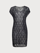 Women'S Knitted Acrylic Cover-ups Black Sustainable Plus Size Cover-ups - BERLOOK