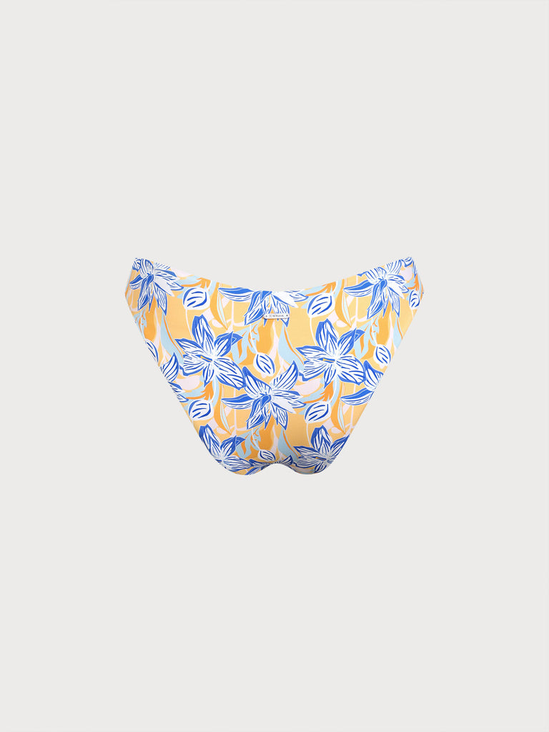 Women'S Knitted Nylon Printed Bikini Bottoms Sustainable Bikinis - BERLOOK