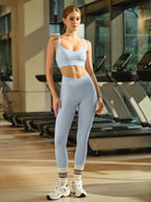 Women'S Knitted Nylon Sports Bra Sustainable Yoga Tops - BERLOOK