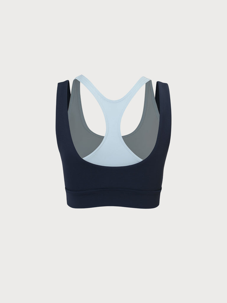 Women'S Knitted Nylon Yoga Tank Top Sustainable Yoga Tops - BERLOOK