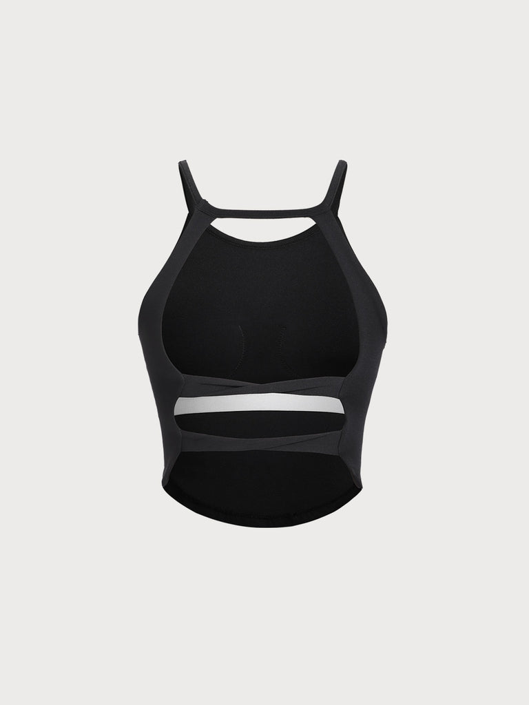 Women'S Knitted Nylon Yoga Tank Tops Sustainable Yoga Tops - BERLOOK