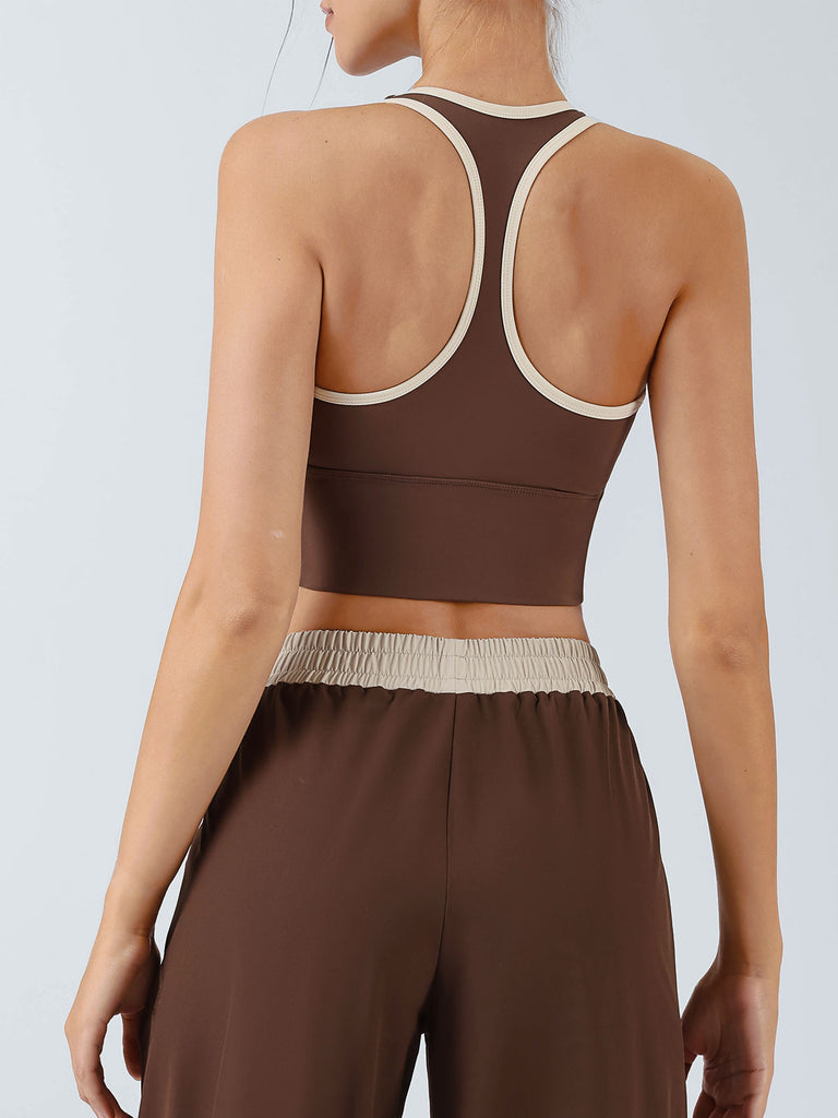 Women'S Knitted Nylon Yoga Tank Tops Sustainable Yoga Tops - BERLOOK