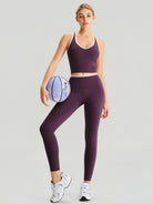 Women'S Knitted Nylon Yoga Tank Tops Sustainable Yoga Tops - BERLOOK