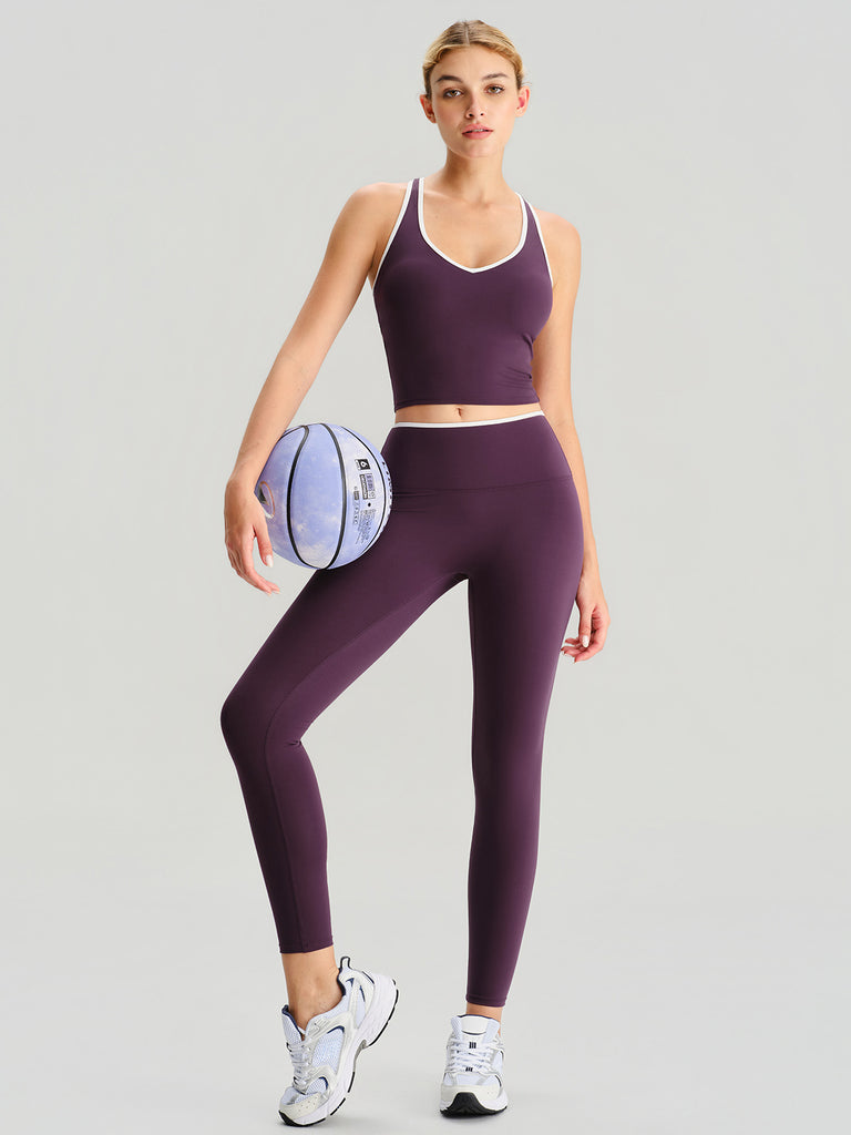 Women'S Knitted Nylon Yoga Tank Tops Sustainable Yoga Tops - BERLOOK