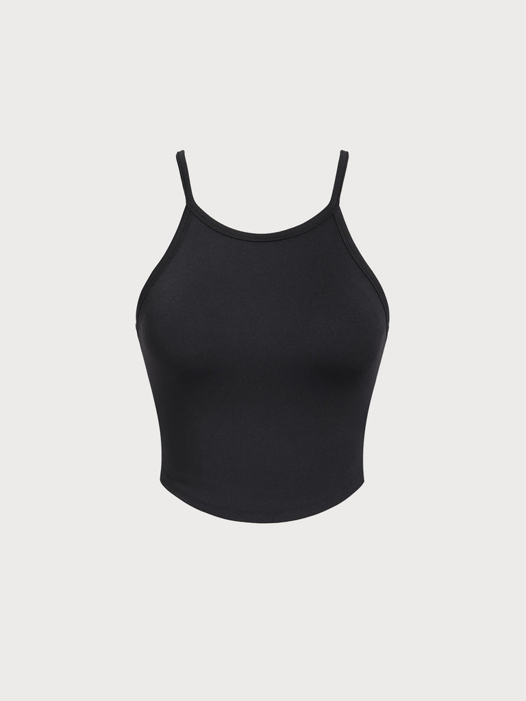 Women'S Knitted Nylon Yoga Tank Tops Sustainable Yoga Tops - BERLOOK