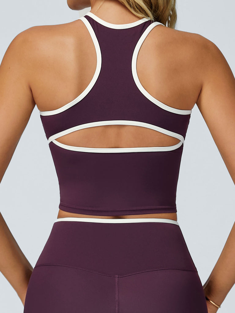 Women'S Knitted Nylon Yoga Tank Tops Sustainable Yoga Tops - BERLOOK