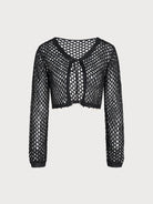 Women'S Knitted Polyester Cover-ups Sustainable Cover-ups - BERLOOK