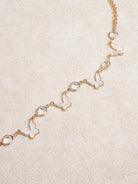Women's Alloy Butterfly Mother-of-Pearl Rhinestone Waist Chain Sustainable Waist chain - BERLOOK