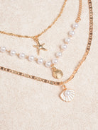 Women's Alloy Pearl Clavicle Necklace Sustainable Necklaces - BERLOOK