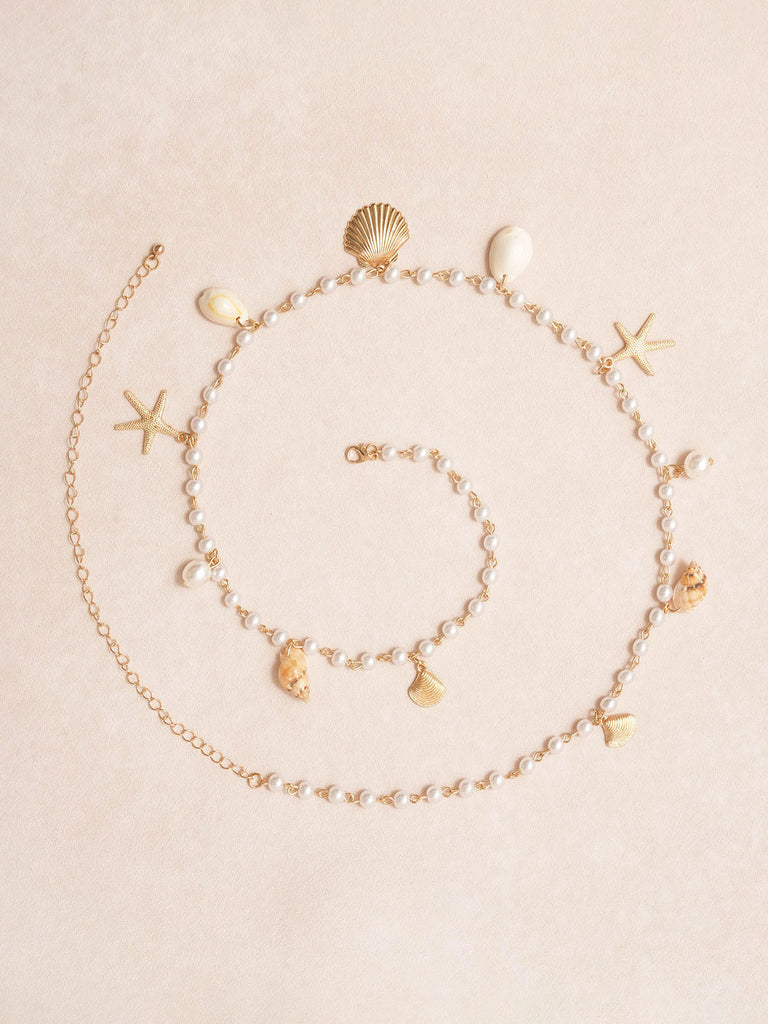 Women's Alloy Shell Waist Chain Sustainable Beach Accessories - BERLOOK