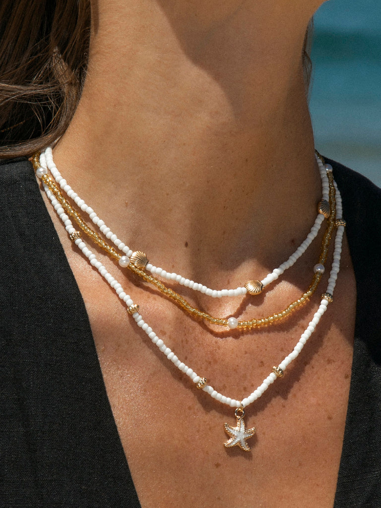 Women's Alloy Starfish Necklace Sustainable Necklaces - BERLOOK