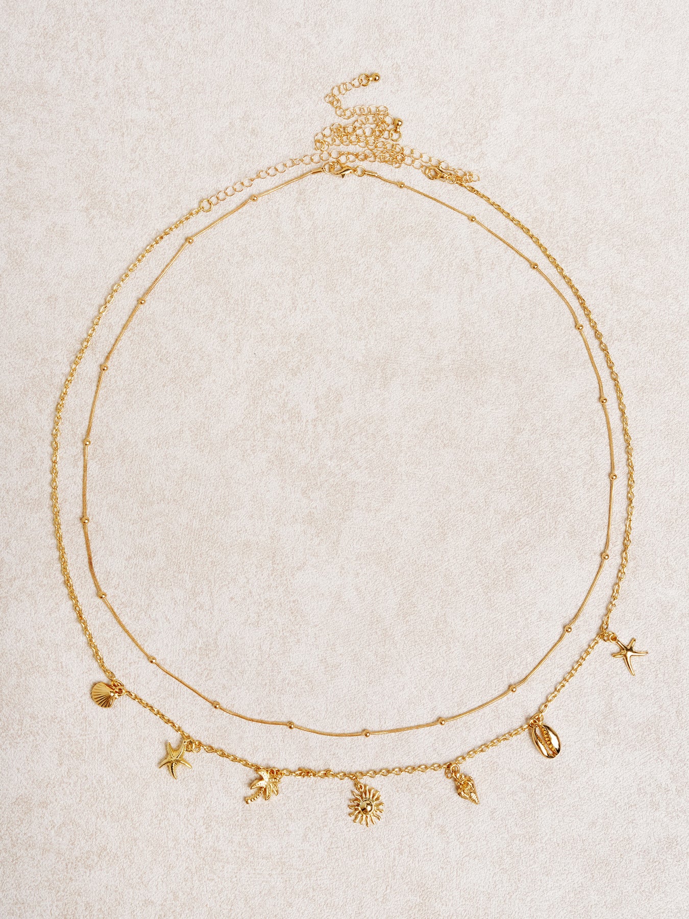 Women's Alloy Starfish Shell Pendant Waist Chain Sustainable Waist chain - BERLOOK