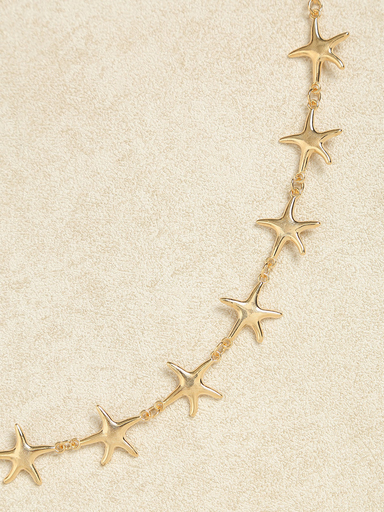 Women's Alloy Starfish Waist Chain Sustainable Beach Accessories - BERLOOK