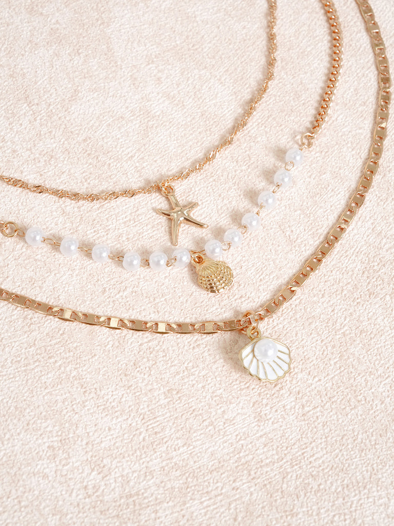 Women's Copper Shell Necklace Sustainable Necklaces - BERLOOK