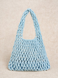 Women's Cotton Rope Woven Bag Sustainable Bags - BERLOOK