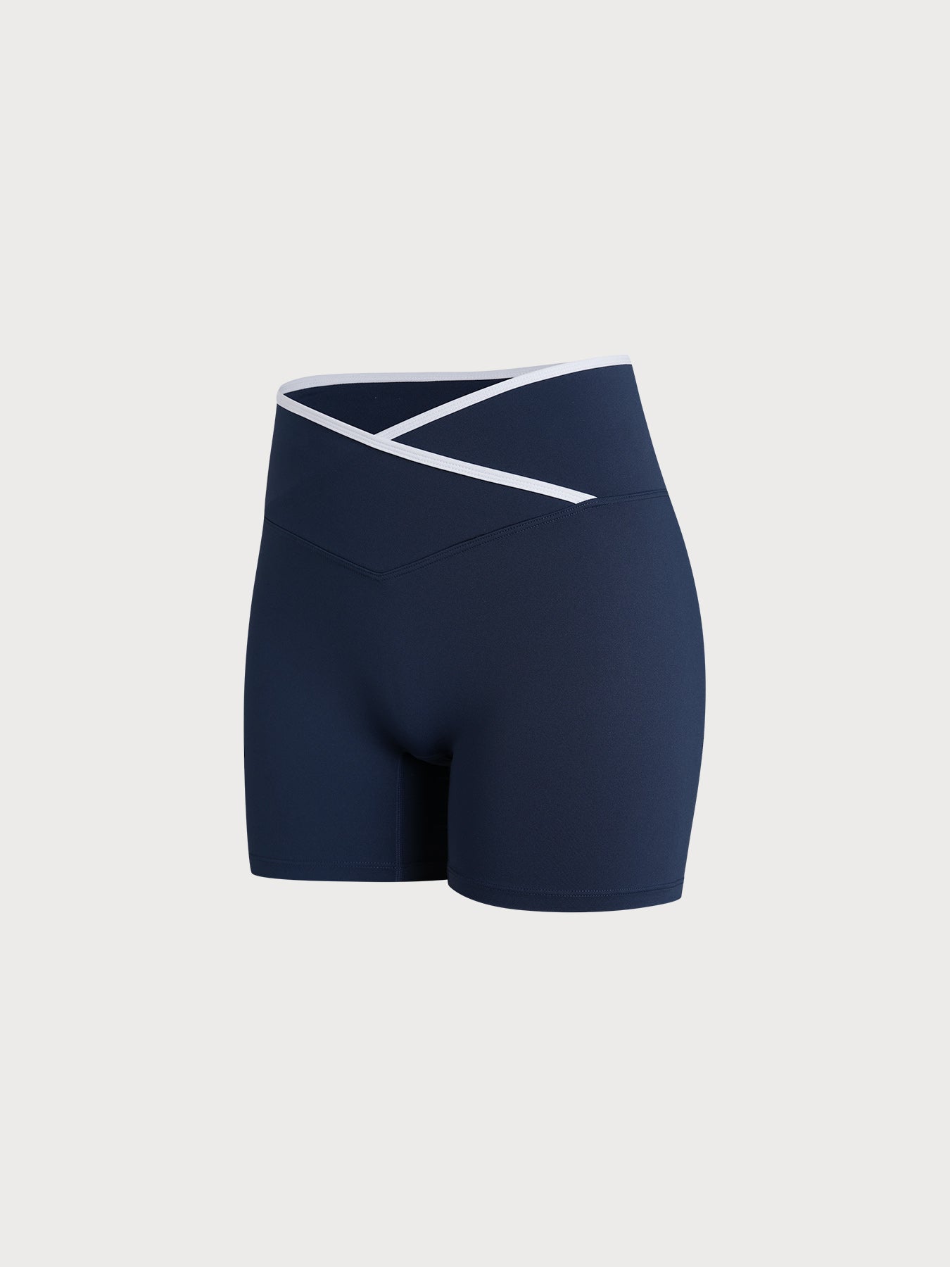 Women's Knit Nylon Athletic Shorts Sustainable Yoga Bottoms - BERLOOK