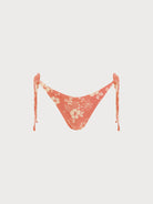 Women's Knit Nylon Bikini Bottoms Red Sustainable Bikinis - BERLOOK