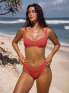 Women's Knit Nylon Bikini Bottoms Sustainable - BERLOOK