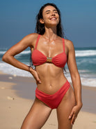 Women's Knit Nylon Bikini Bottoms Sustainable Bikinis - BERLOOK