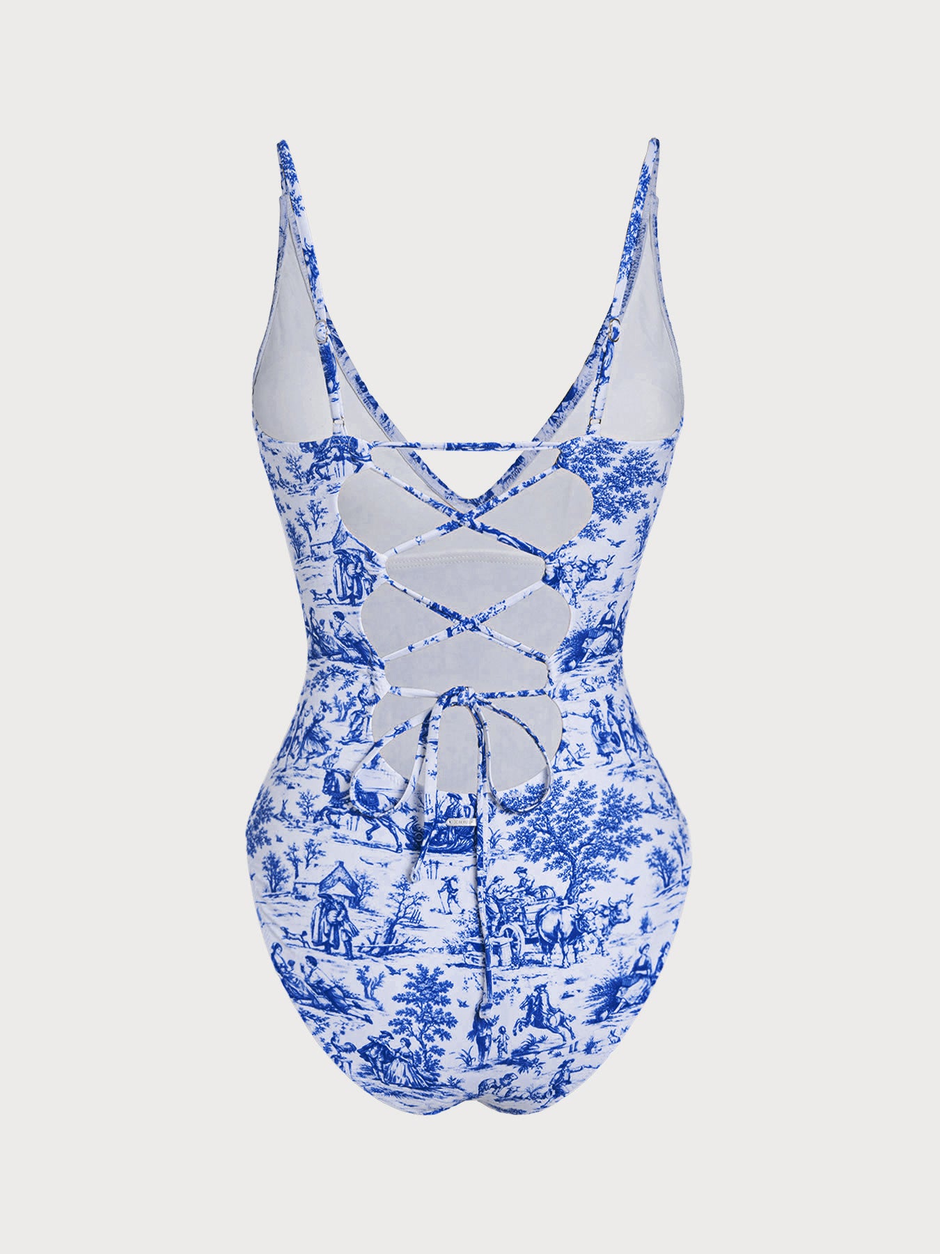 Women's Knit Nylon One-Piece Swimsuit Sustainable One-Pieces - BERLOOK