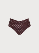 Women's Knit Nylon Plus Size Bikini Bottom Brown Sustainable - BERLOOK
