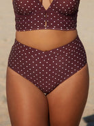 Women's Knit Nylon Plus Size Bikini Bottom Sustainable - BERLOOK
