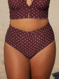Women's Knit Nylon Plus Size Bikini Bottom Sustainable - BERLOOK