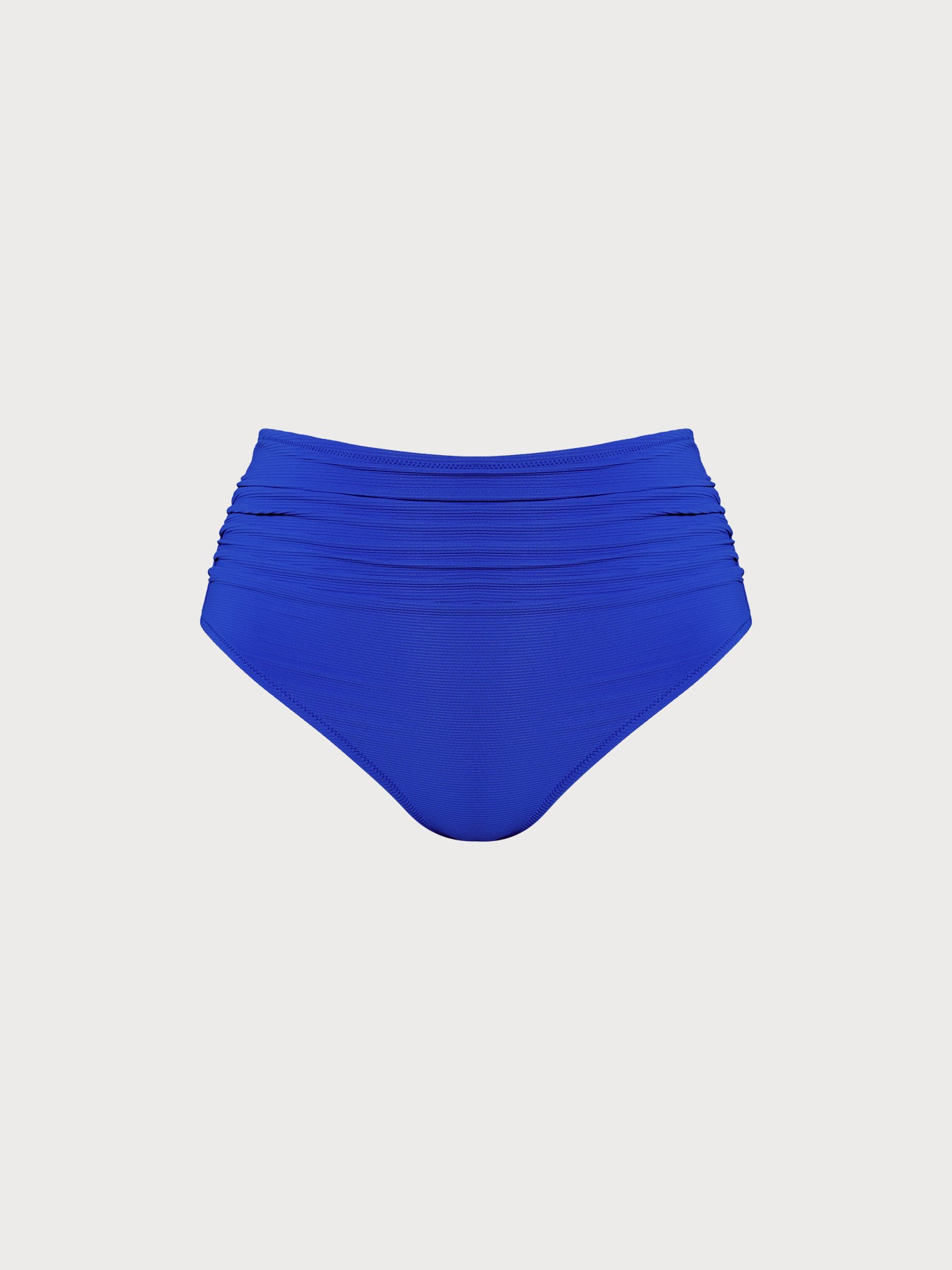 Women's Knit Nylon Plus Size Bikini Bottoms Blue Sustainable Plus Size Bikinis - BERLOOK