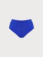 Women's Knit Nylon Plus Size Bikini Bottoms Blue Sustainable Plus Size Bikinis - BERLOOK