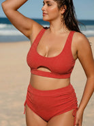 Women's Knit Nylon Plus Size Bikini Top Sustainable Plus Size Bikinis - BERLOOK