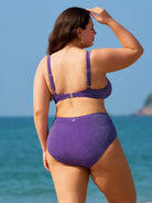 Women's Knit Nylon Plus Size Bikini Tops Sustainable Plus Size Bikinis - BERLOOK